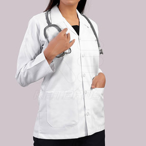 Bata de laboratorio para adultos, bata de laboratorio para fregar con etiqueta privada, diseño único, gran oferta - Product Image 5