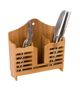 Soporte para cubiertos de madera de forma cuadrada de diseño atractivo, soporte para cubiertos de madera hecho a mano de gran calidad para cubiertos de mesa - Product Image 5