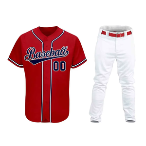 Ensemble de baseball de haute qualité à prix d'usine, best-seller, pour adultes, vêtements de sport durables, séchage rapide, respirant, personnalisable - Product Image 4