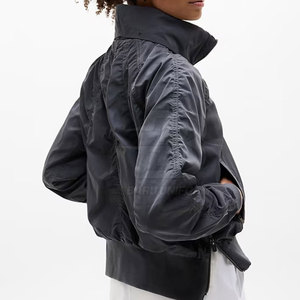 Blousons d'aviateur pour femmes de couleur personnalisée vêtements de mode blousons d'aviateur pour femmes blousons d'aviateur coupe-vent d'hiver pour femmes - Product Image 5