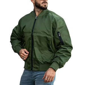 2025 High Quality Unisex Custom Logo Baseball Flight Jacket Plus Size Bomber Jackets Streetwear Manufacturer Bomber Jacket - Product Image 1