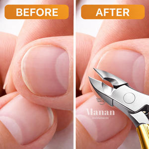Coupe-cuticules en acier inoxydable plaqué or, coupe-ongles de précision, outil professionnel de manucure et pédicure, antidérapant pour les doigts - Product Image 6
