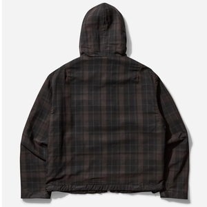 Sudadera con Capucha de Franela a Cuadros para Hombre, Estilo Casual, Ligera, para Otoño e Invierno, Manga Larga, con Botones, 2026 ORGANIC - Product Image 2