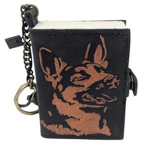 Juego de diario de cuero de tamaño de viaje con llavero, páginas recargables de diario para notas diarias, suministro al por mayor - Product Image 2