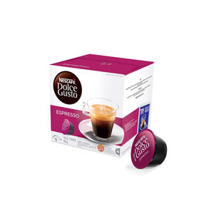 Capsules de café Dolce Gusto style <span class=keywords><strong>Caramel</strong></span> <span class=keywords><strong>Latte</strong></span> <span class=keywords><strong>Macchiato</strong></span> en gros – Saveur <span class=keywords><strong>Caramel</strong></span> Riche – 8 dosettes de café, 8 dosettes de lait par boîte – Exportation mondiale - Product Image 1