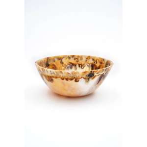 Ensemble de 3 bols de service en résine marron de conception faite à la main pure avec taille et forme personnalisées au meilleur coût - Product Image 4