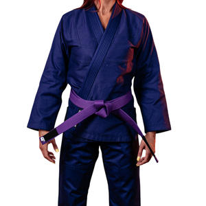 Venta al por mayor personalizado BJJ Gi para mujeres estiramiento transpirable 100% algodón ligero Jiu Jitsu Kimono con pantalones Ripstop entrenamiento - Product Image 1