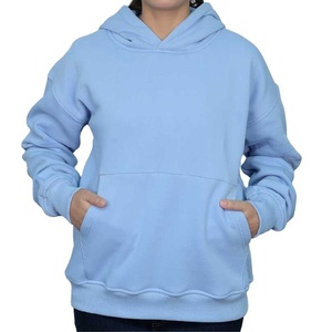 Sudaderas con Capucha Y2K para Mujer, 100% Algodón, Invierno, Forradas, Tejidas, Antiarrugas, Transpirables, Color Sólido, Hombros Caídos, Personalizadas al por Mayor - Product Image 4