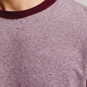 เสื้อยืดคอกลมสำหรับผู้ชายเสื้อยืดริงเกอร์แบบเรียบ100% สำหรับผู้ชายเสื้อยืดริงเกอร์แบบสั่งทำ - Product Image 5