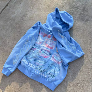 เสื้อฮู้ดสวมหัวแบบคลาสสิคของผู้ชายเสื้อขนแกะ280-300กรัม (ผ้าฝ้าย-โพลีเอสเตอร์ผสม) ผลิตตามสั่ง100% - Product Image 3