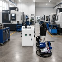 Machine d'alésage horizontale automatique CNC avec garantie de 3 ans, moteur de broche 2,3 kW pour alésage et soudage intégrés, usage industriel