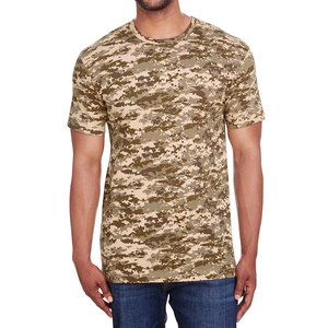 Camiseta de Camuflaje para Hombre con Impresión DTG Completa, Diseño de Camuflaje Serigrafiado, Hecho en Pakistán - Product Image 1