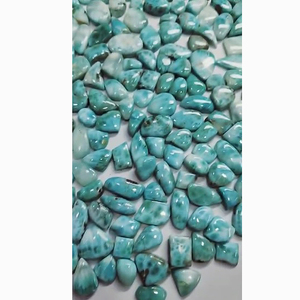205ชิ้นของ Larimar ธรรมชาติ13มม. ถึง23มม. รูปไข่ลูกแพร์แฟนซี Cabochon 2150 CTS Lot คุณภาพการขายเครื่องประดับอัญมณีหลวมเรา $276 - Product Image 2