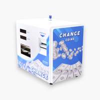 MECA VENDING MV-101 BW Blanco Nuevo Cambiador de Monedas/Fichas de Dólar de Carga Trasera con Capacidad para 3000 Monedas, Montaje en Pared/Mesa