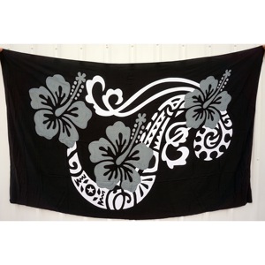 Pareos Hawaianos Pintados a Mano 100% Rayón de Alta Calidad, Ropa de Playa Personalizada al por Mayor, Cubierta para las Islas del Pacífico Asiático HPGU052-03-200 - Product Image 1