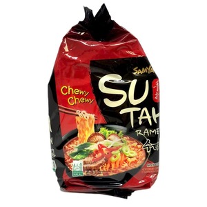 Samyang sutah ราเมงก๋วยเตี๋ยวหนึบหนึบ120กรัมออนไลน์บะหมี่เนื้อเผ็ด Samyang sutah 120กรัม x 40ถุง - Product Image 4