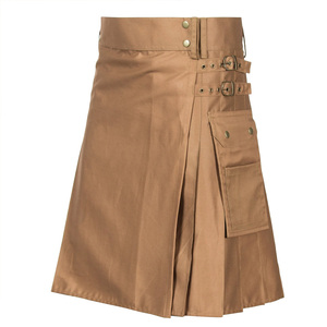 Kilt de travail utilitaire en tartan de qualité supérieure pour hommes, kilt traditionnel en coton des Highlands pour l'été, accessoires pour instruments de musique - Product Image 5