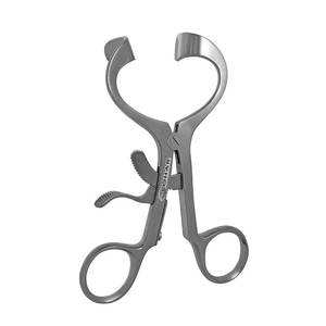 Retractor de Cirugía Veterinaria y humana, Retractor de contorno de cuero cabelludo, 1/2 5 ", 3*4, uso de acero inoxidable quirúrgico alemán afilado, reutilizable - Product Image 3