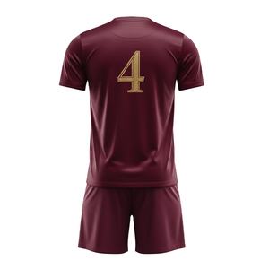 Uniforme de Fútbol Sublimado Personalizado OEM, Conjunto Transpirable de Secado Rápido, Jersey de Fútbol Unisex, Traje de Entrenamiento, Ropa de Equipo con Logotipo Impreso - Product Image 2