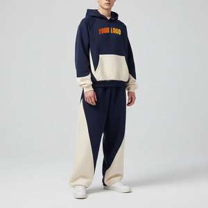 Conjunto Deportivo Personalizado de Alta Calidad para Hombre, Pantalones Holgados, Sudadera con Capucha y Traje Deportivo, Colección de Invierno de Moda - Product Image 2