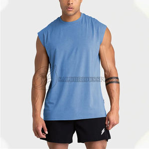 Camisetas sin mangas de verano 2024 para hombre, camisetas sin mangas de punto de Color sólido para Fitness, correr, entrenamiento muscular transpirable de secado rápido - Product Image 3