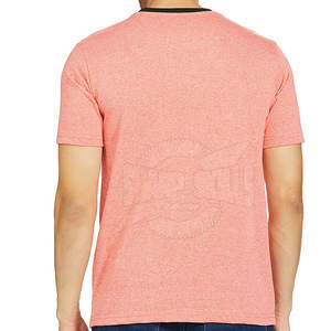 เสื้อยืดคอกลมผ้าถักสำหรับผู้ชายผ้าคอตตอน100% ออกแบบโลโก้ได้ตามต้องการ - Product Image 2