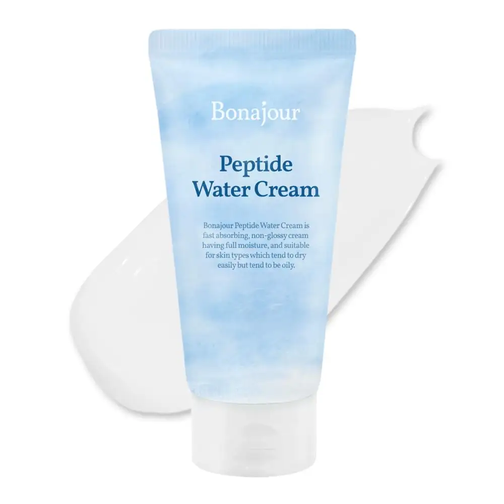 [Cpnp/Veganist] Bonajour Peptide Watercrème 100Ml Hyaluronzuur Vochtinbrengende Crème Reparatie Verhelderende Verzorgingslotion