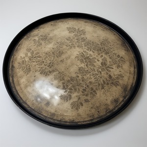 Bandeja de resina hecha a mano Celestial Bloom con copos de oro brillantes, detalles florales Pastel suaves, estilo Art Deco para vivir - Product Image 3