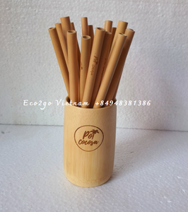 Pailles à boire en bambou biodégradables/pailles en bambou naturel/pailles en bambou réutilisables en vrac fabriquées au Vietnam - Product Image 3