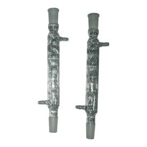 Condenseur Allihn Borosilicate avec connecteur en verre Borosilicate de laboratoire 3.3 verre paroi lourde longueur efficace appareil radiculaire - Product Image 5
