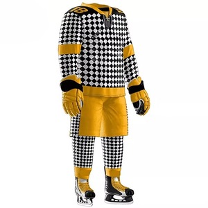 Vêtements de hockey sur glace respirants et écologiques pour jeunes, nouveaux shorts imprimés de conception, maillots à manches longues, uniformes pour les joueurs de hockey sur glace - Product Image 4