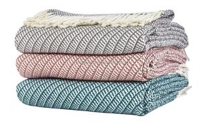 Manta de Jacquard bohemio de algodón tejida a mano, manta decorativa de boda para interiores para adultos y cama de bebé, decoración del hogar - Product Image 5