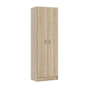 Armadio Kit a 2 Ante Multiuso con 5 Ripiani 59x37x180 Rovere Canadese - Product Image 1