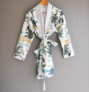 Chaqueta de alta moda hecha a mano para hombre y mujer, chaquetas de fiesta de manga larga bohemias para trabajo manual, kanta, Unisex - Product Image 3