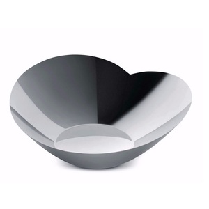 Mesa de comedor para el hogar, decoración superior, forma redondeada, diseño en relieve, cuenco para servir frutas, Frutero de Vidrio Metálico, superventas - Product Image 4