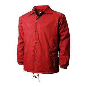 เสื้อโค้ชสำหรับผู้ชายเสื้อแจ็คเก็ต100% โพลีเอสเตอร์ไซส์ใหญ่ - Product Image 1