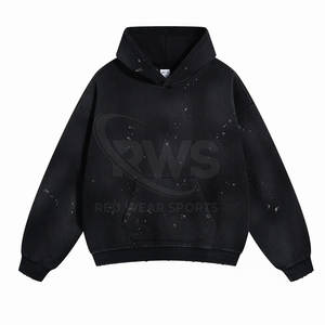 Sweat à capuche délavé à l'acide pour femmes Manches longues Sweats à capuche décontractés Oversized Soft Comfortable Acid Wash Hoodies - Product Image 2