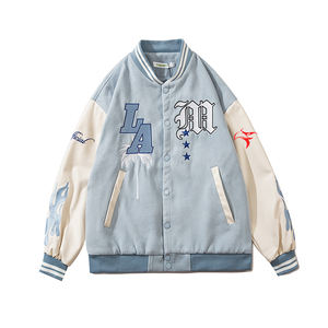 Hermosa chaqueta de bombardero de cuero negro de invierno personalizada de moda para hombres, tela tejida con cuello levantado, servicio OEM disponible - Product Image 5