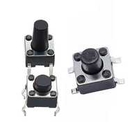 Interrupteur à bouton-poussoir tactile TS-06104, montage en surface SMD, 4 bornes, clavier à membrane pour appareils électroniques