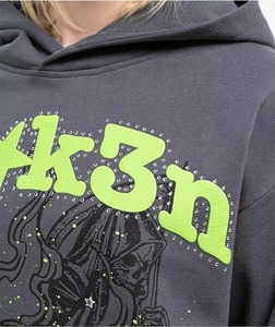 Sudadera Unisex Extra Grande con Pedrería, Estilo Pullover Grueso, Logotipo Personalizado con Transferencia Térmica - Product Image 4