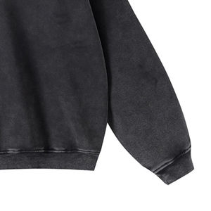 Sweat-shirts à capuche zippés pour hommes, style streetwear, fabrication professionnelle, lavage à l'acide, haute qualité, personnalisables - Product Image 5