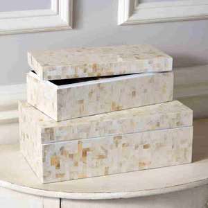 กล่องเครื่องประดับไม้ฝังมุกแท้ งานฝีมือเหนือกาลเวลา ปรับแต่งได้ เหมาะสำหรับตกแต่งบ้านและเป็นของขวัญ - Product Image 3