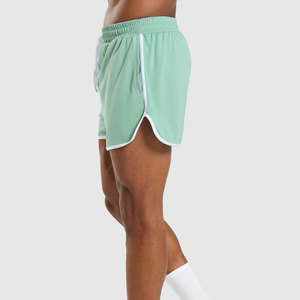 Shorts de sport d'été pour hommes, en mélange polyester/coton, respirants, séchage rapide, taille mi-haute avec cordon de serrage - Product Image 5