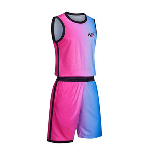 Cómodo uniforme de baloncesto de secado rápido Diseño único Conjunto de ropa deportiva transpirable Estilo - Product Image 1
