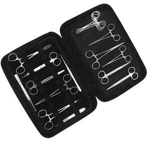 Juego de instrumentos quirúrgicos veterinarios básicos principales de acero inoxidable de la mejor calidad, Kit de cirugía general - Product Image 2