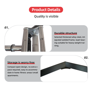 Barra Trap Bar Aperta per Sollevamento Pesi di Alta Qualità con Rivestimento in Polvere Nera - Product Image 4