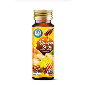 Meilleur Prix 50ml Ginger Shot Immunité Booster Boisson avec Miel Cannelle Marque privée ODM OEM Bas quantité minimale de commande Grossiste Confiance - Product Image 1