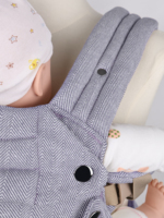 Porte-bébé violet en gros, en coton doux, réglable, pour portage frontal, compact et pliable, offre OEM