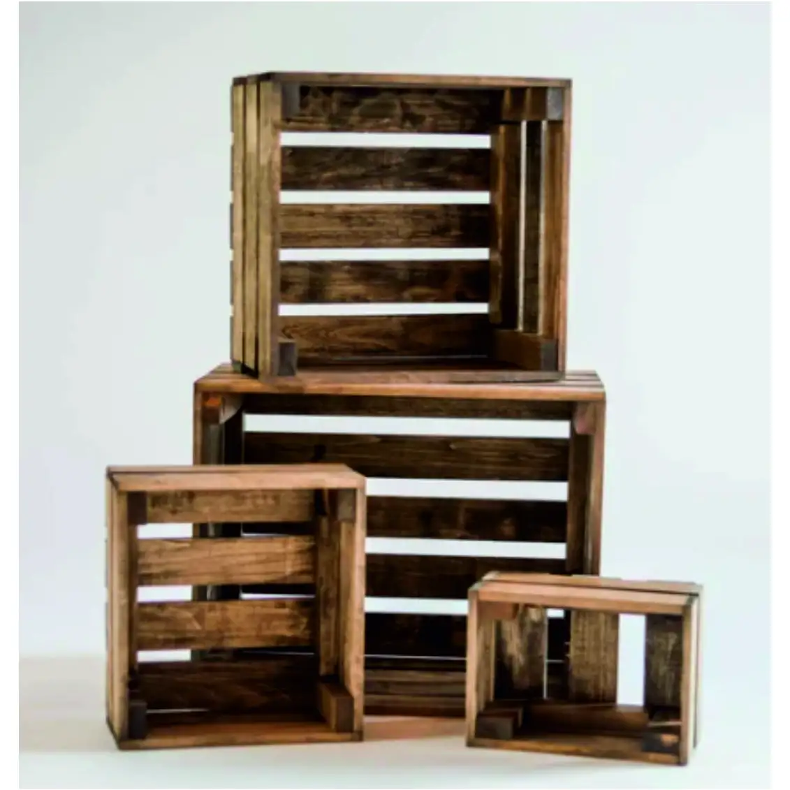 Caja de madera hecha a mano para botellas de vid, cajón multitamaño para uso multifunción, cajón Simple para ropa de frutas, novedad