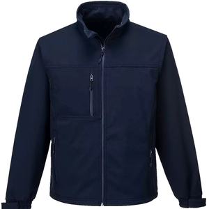 Veste coupe-vent imperméable softshell pour hommes grande taille en duvet chauffant personnalisé de haute qualité pour l'extérieur décontracté - Product Image 1